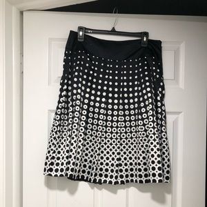Style & Co women's skirt whimsy combined polka